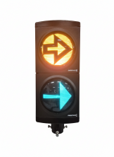 CIFLOW 2-sken gul/gr�n H-pil r�r f�ste