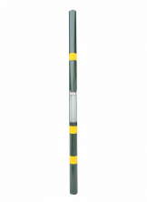 Signalstolpe Grn Alu 114 - 2600 mm med Refexer