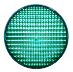 LED-enhet grön 210 mm 230 VAC