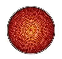 LED-enhet Röd 100mm LED 42VAC